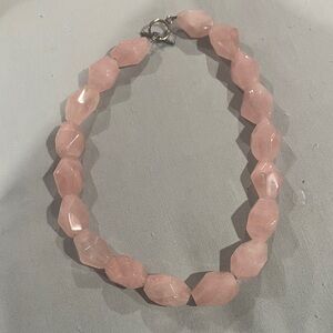 Elegant Rose Quartz Necklace